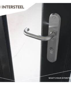 Intersteel Veiligheidsbeslag SKG*** profielcilindergat 55 mm met kerntrekbeveiliging ovaal voordeurbeslag massief rvs geborsteld 6 0035.378329 9