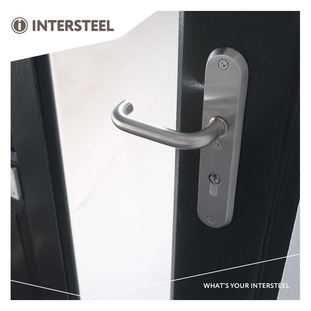 Intersteel Veiligheidsbeslag SKG*** profielcilindergat 55 mm met kerntrekbeveiliging ovaal voordeurbeslag massief rvs geborsteld 3 0035.378329 9