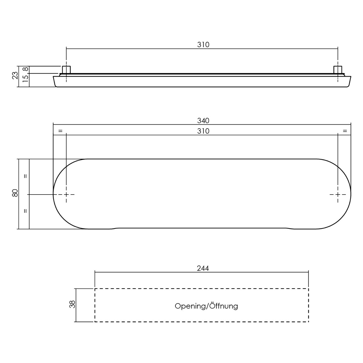 Intersteel Brievenbus ovaal verdekt naar buitendraaiend rvs geborsteld 2 0035.400060 2 1