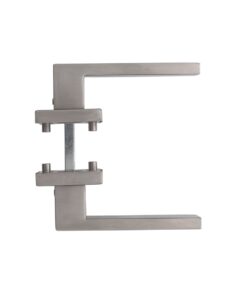 Intersteel Deurkruk Amsterdam op vierkante massieve rozet 53x53x10 mm rvs geborsteld achterdeurbeslag 4 0035.405726 5