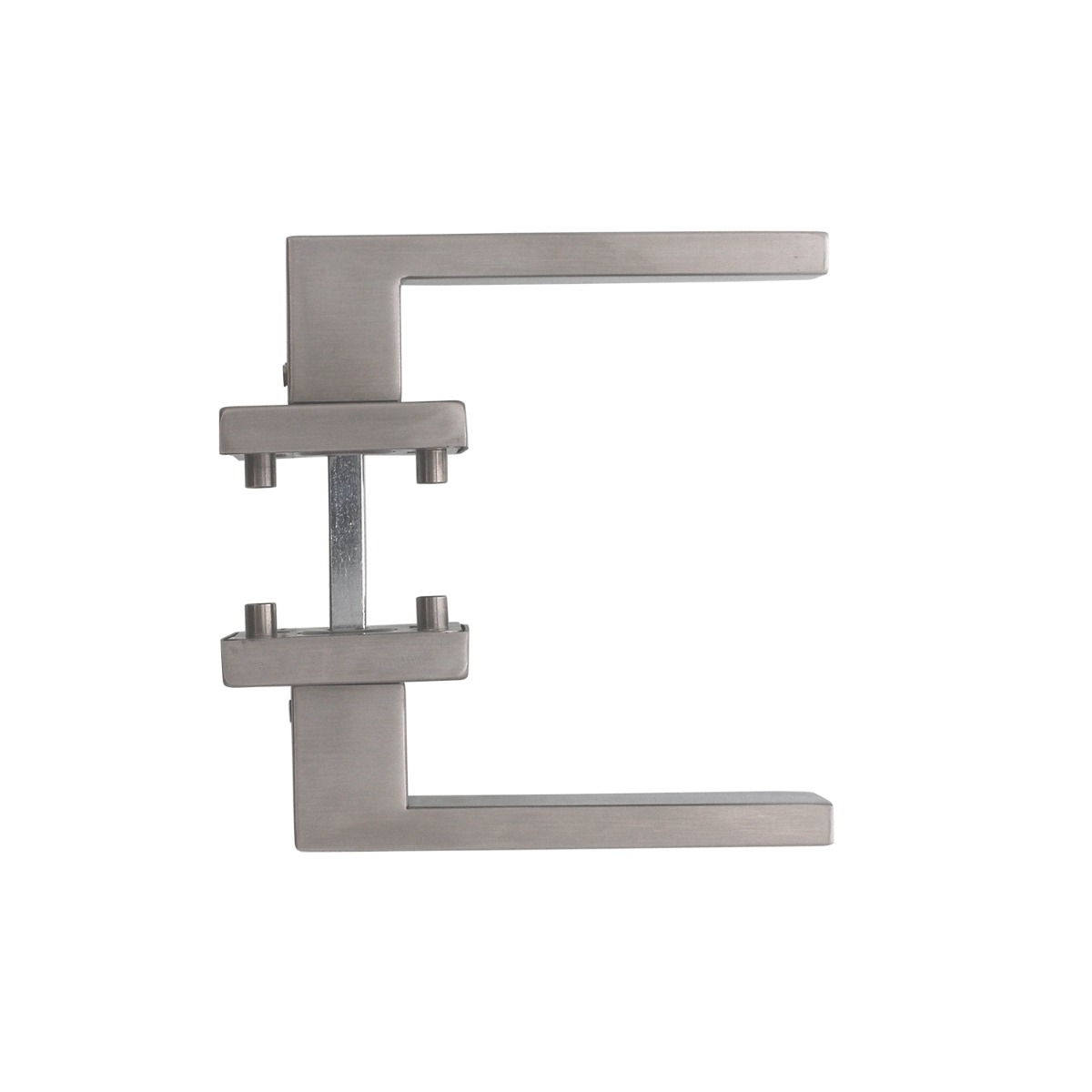 Intersteel Deurkruk Amsterdam op vierkante massieve rozet 53x53x10 mm rvs geborsteld achterdeurbeslag 2 0035.405726 5