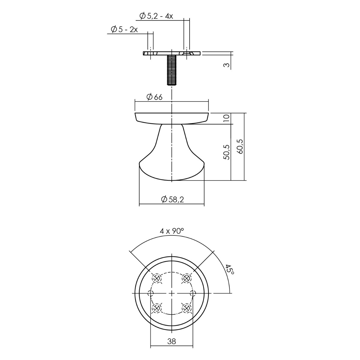 Intersteel Voordeurset veiligheidsbeslag SKG*** rond rozet rvs geborsteld met kerntrekbeveiliging 5 0035.405790 4