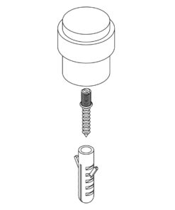 Intersteel Deurstop vloermontage 30mm rvs geborsteld 9 0035.442070 3 1