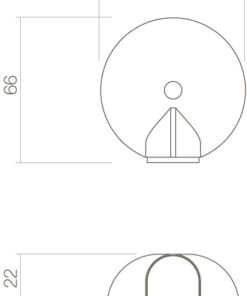 Intersteel Deurstop bol ø65mm met nokken rvs geborsteld 4 0035.442100 2