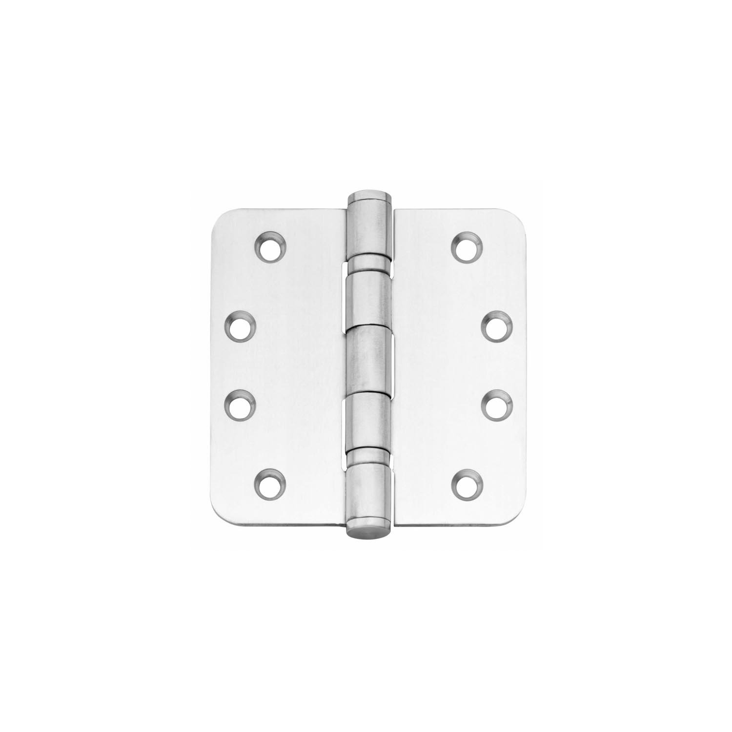 Intersteel Kogellagerscharnier afgerond tot 100 kilo rvs geborsteld