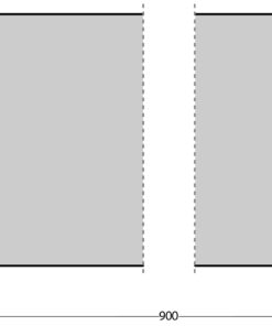 Intersteel Deurplaat 200 x 900 mm rvs geborsteld 3 0035.475160 2
