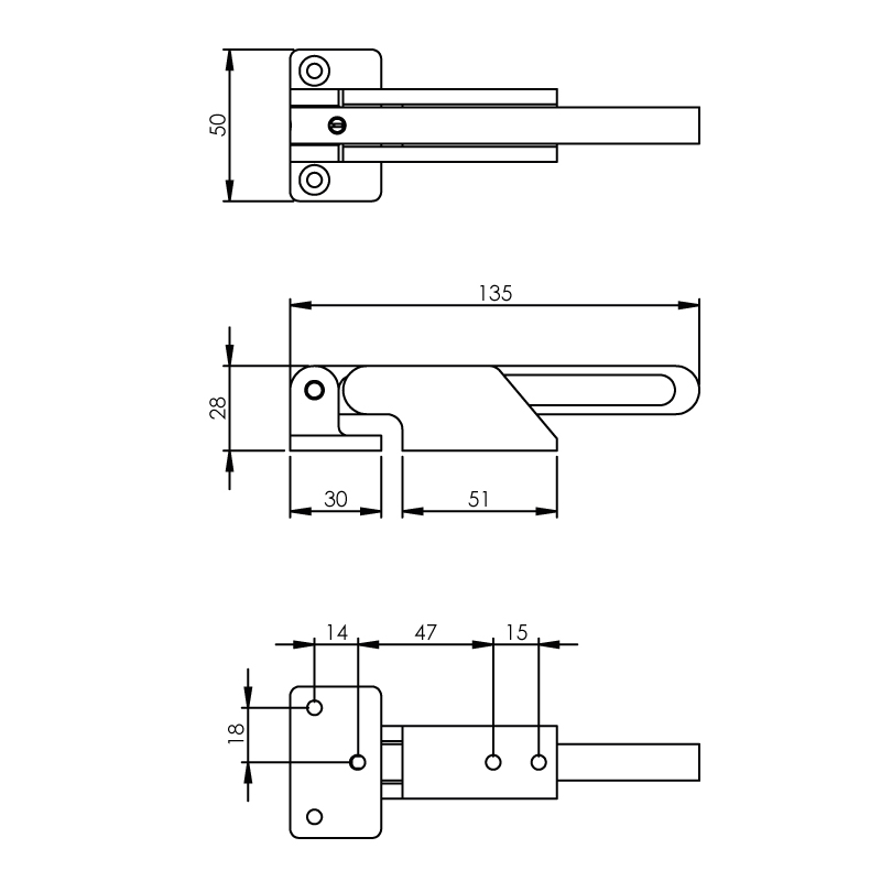 Intersteel Kierstandhouder binnendraaiend Curve rvs geborsteld 2 0035.480050 2