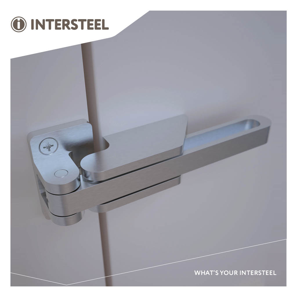Intersteel Kierstandhouder binnendraaiend Curve rvs geborsteld 3 0035.480050 9