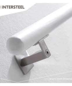 Intersteel Leuninghouder zwaar vierkant hol rvs geborsteld 4 0035.730010 9