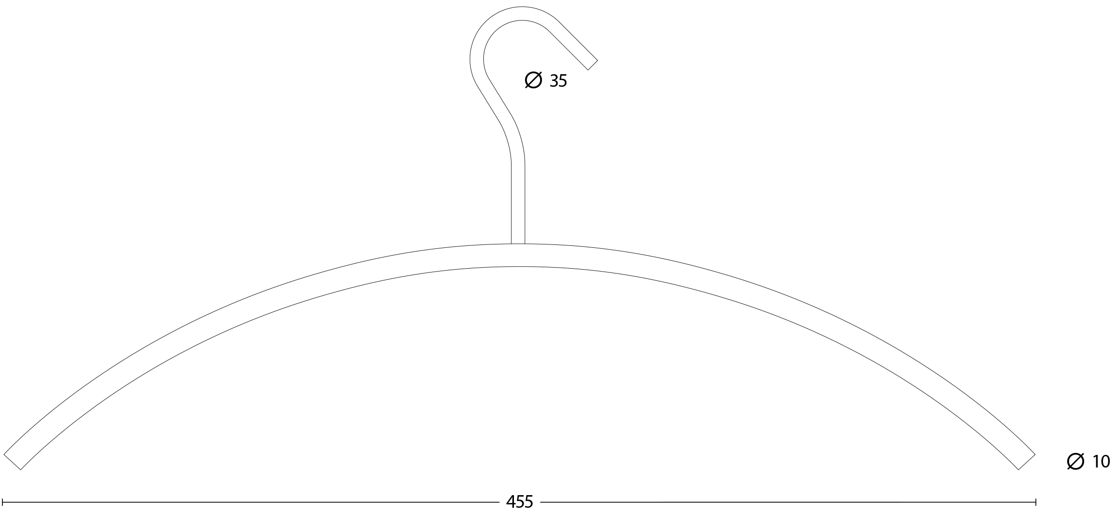 Intersteel Kledinghanger rvs geborsteld 2 0035.738020 2