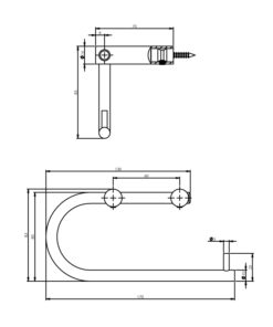 Intersteel WC-rolhouder met pin stop rvs geborsteld 3 0035.762501 2