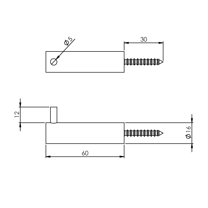 Intersteel Handdoekhaakje enkel rvs geborsteld 2 0035.763409 2