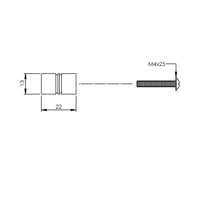 Intersteel Meubelknop ø 13 mm rvs geborsteld 2 0035.851010 2