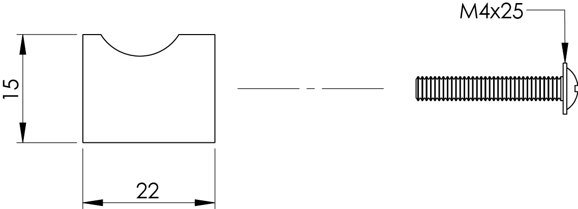 Intersteel Meubelknop ø 15 mm rvs geborsteld 3 0035.852040 2