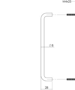 Intersteel Meubelgreep 104 mm rvs geborsteld 3 0035.897661 2