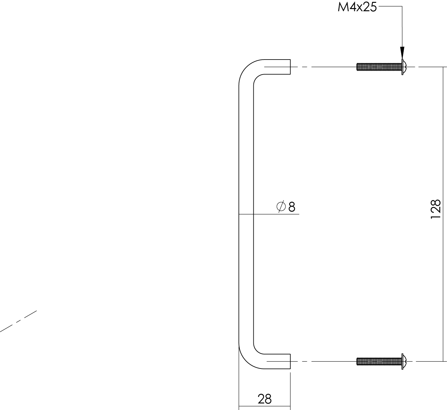 Intersteel Meubelgreep 136 mm rvs geborsteld 2 0035.897662 2