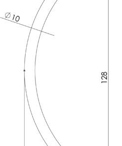 Intersteel Meubelgreep 145 mm rvs geborsteld - Afbeelding 3