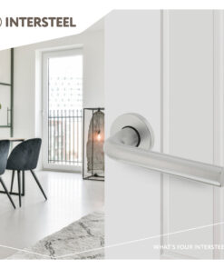 Intersteel Deurkruk Derby op rond rozet ø50x7 mm aluminium 6 0082.007302 9