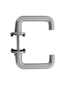 Intersteel Deurkruk Rond met rond rozet ø50x7 mm aluminium 5 0082.007702 5