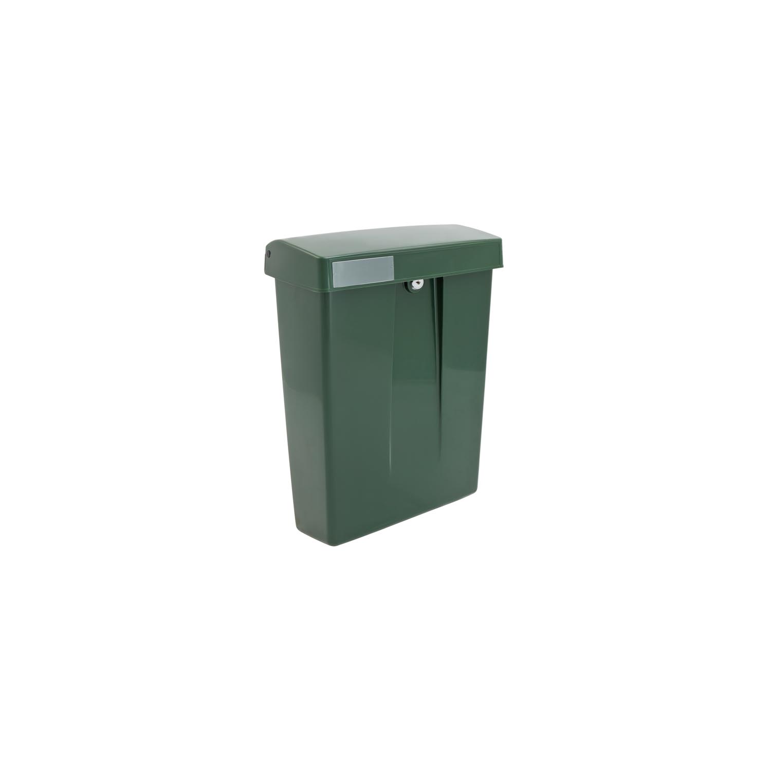 Intersteel Postkast SUMMUS kunststof met slot (2 sleutels) groen RAL 6009