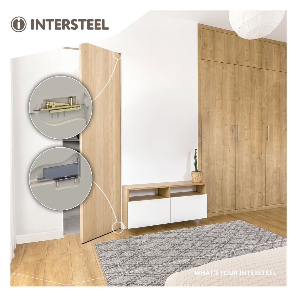 Intersteel Taatsdeurscharnier tot 75 kilo rvs geborsteld 2 0094.462701 9