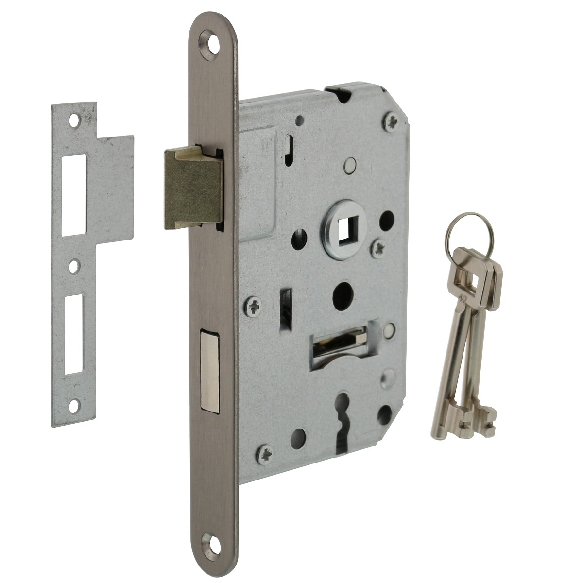 Intersteel Woningbouw klavier dag- en nachtslot 55 mm rvs geborsteld