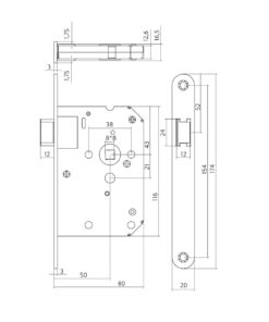 Intersteel Woningbouw loopslot zwart 4 0094.954711 2