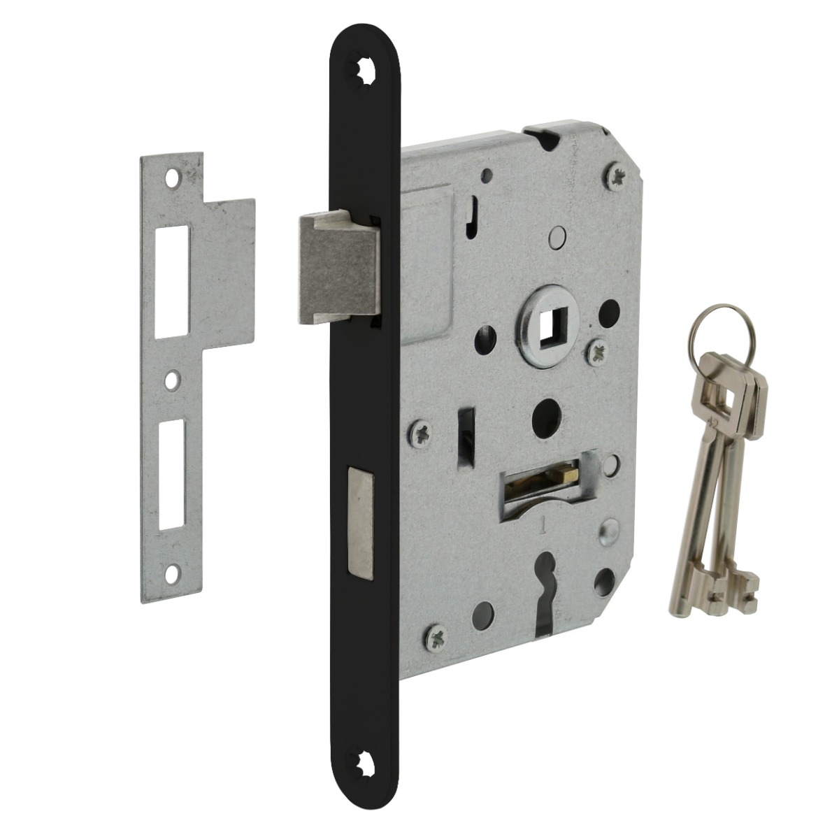 Intersteel Woningbouw klavier dag- en nachtslot zwart 55 mm 3 0094.954724 3