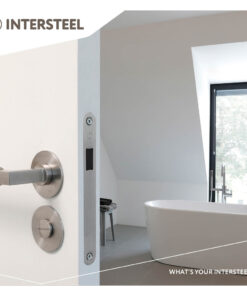 Intersteel Woningbouw magneet badkamer/toilet slot 63/8mm, voorplaat afgerond rvs 7 0094.957065 10