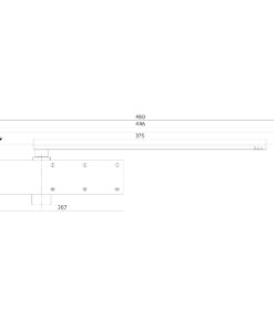 Intersteel Deurdranger met glijarm DR124 207x55x40 mm grijs 3 0098.480124 2