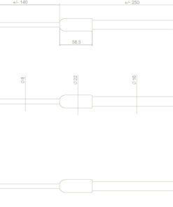 Intersteel Tele-uitzetter buitendraaiend extra middel grijs 4 0098.567141 2