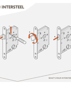 Intersteel Woningbouw loopslot wit 5 dagschoot 11