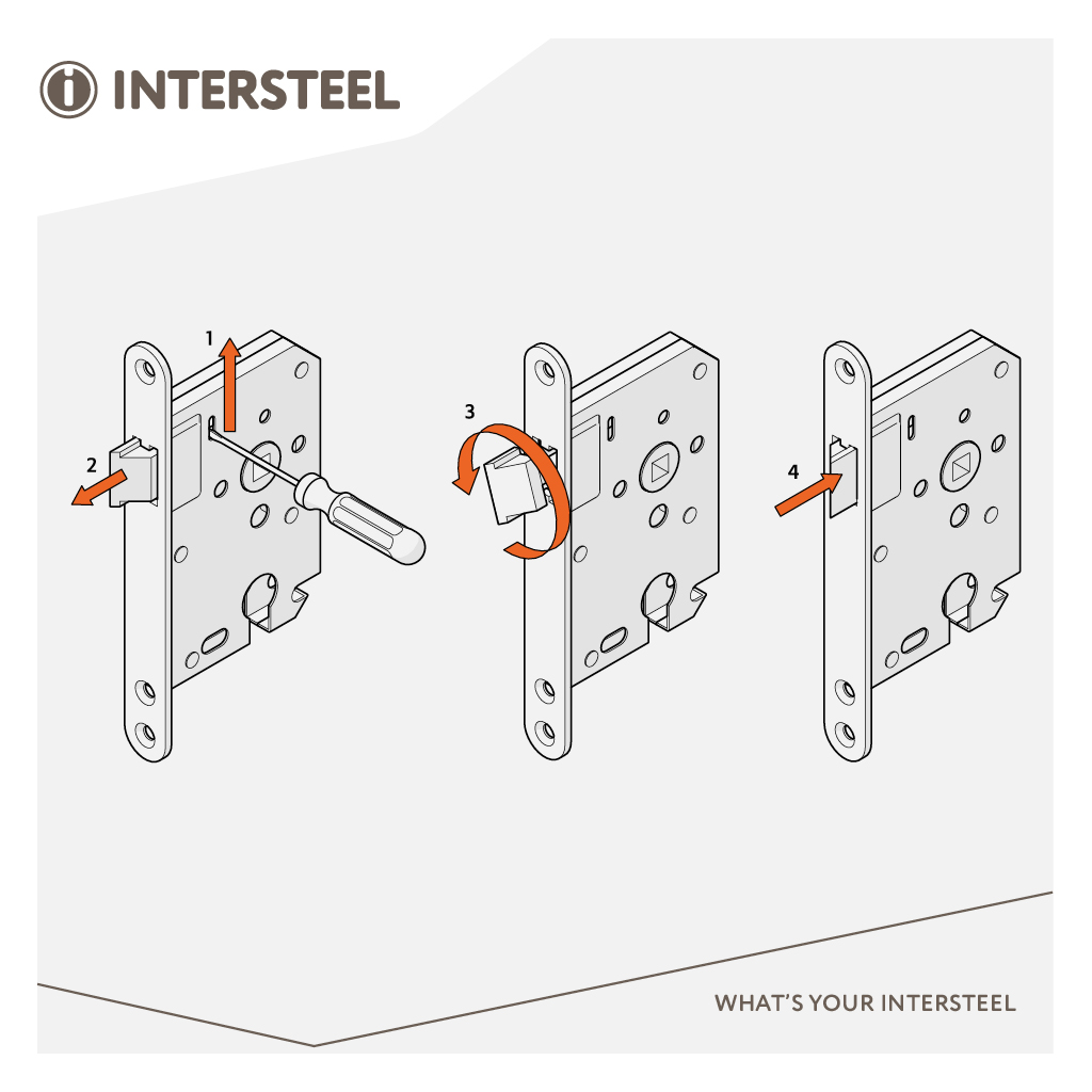 Intersteel Woningbouw cilinder dag- en nachtslot 55 mm rvs geborsteld 2 dagschoot 5