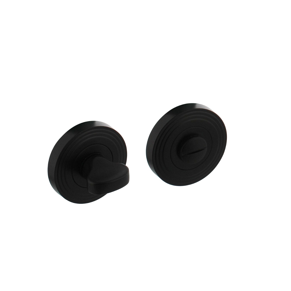 Intersteel WC-sluiting verdekt met rillen ø55x10mm en nokken met stift 8x8mm zwart