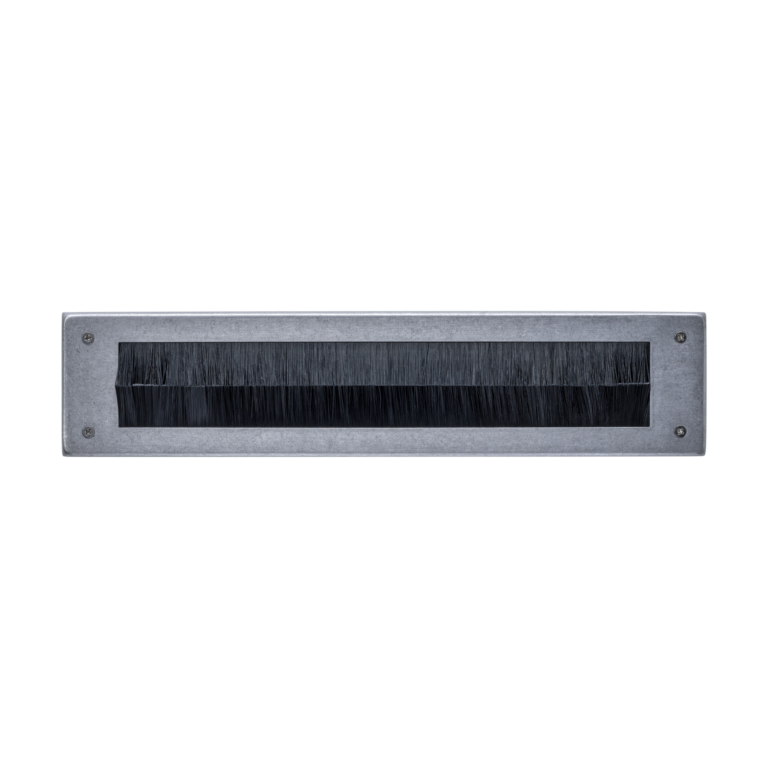 Intersteel Tochtwering rechthoekig 340x76mm rvs getrommeld