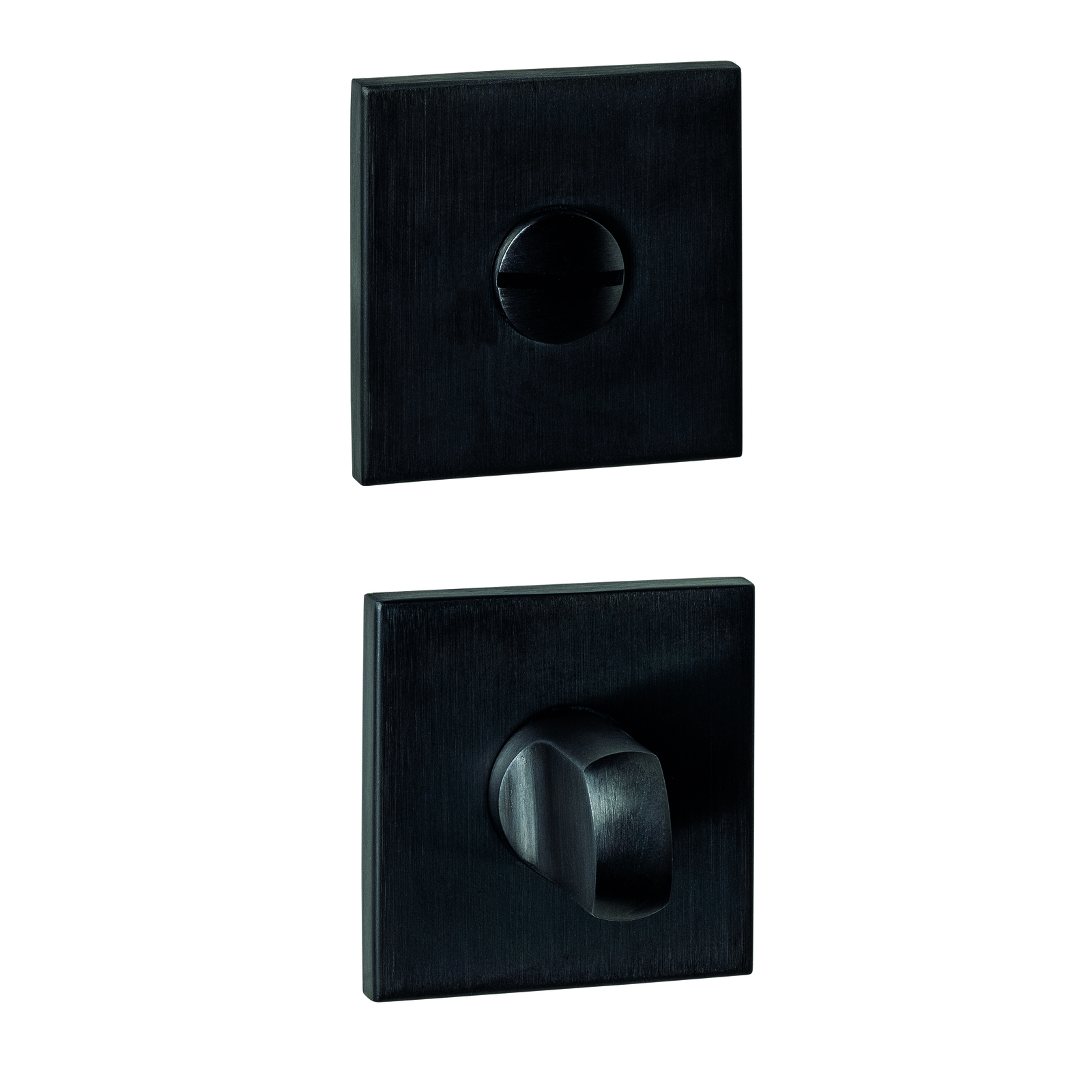 Intersteel WC-sluiting verdekt 53x53x6mm met stift 6-8mm PVD zwart