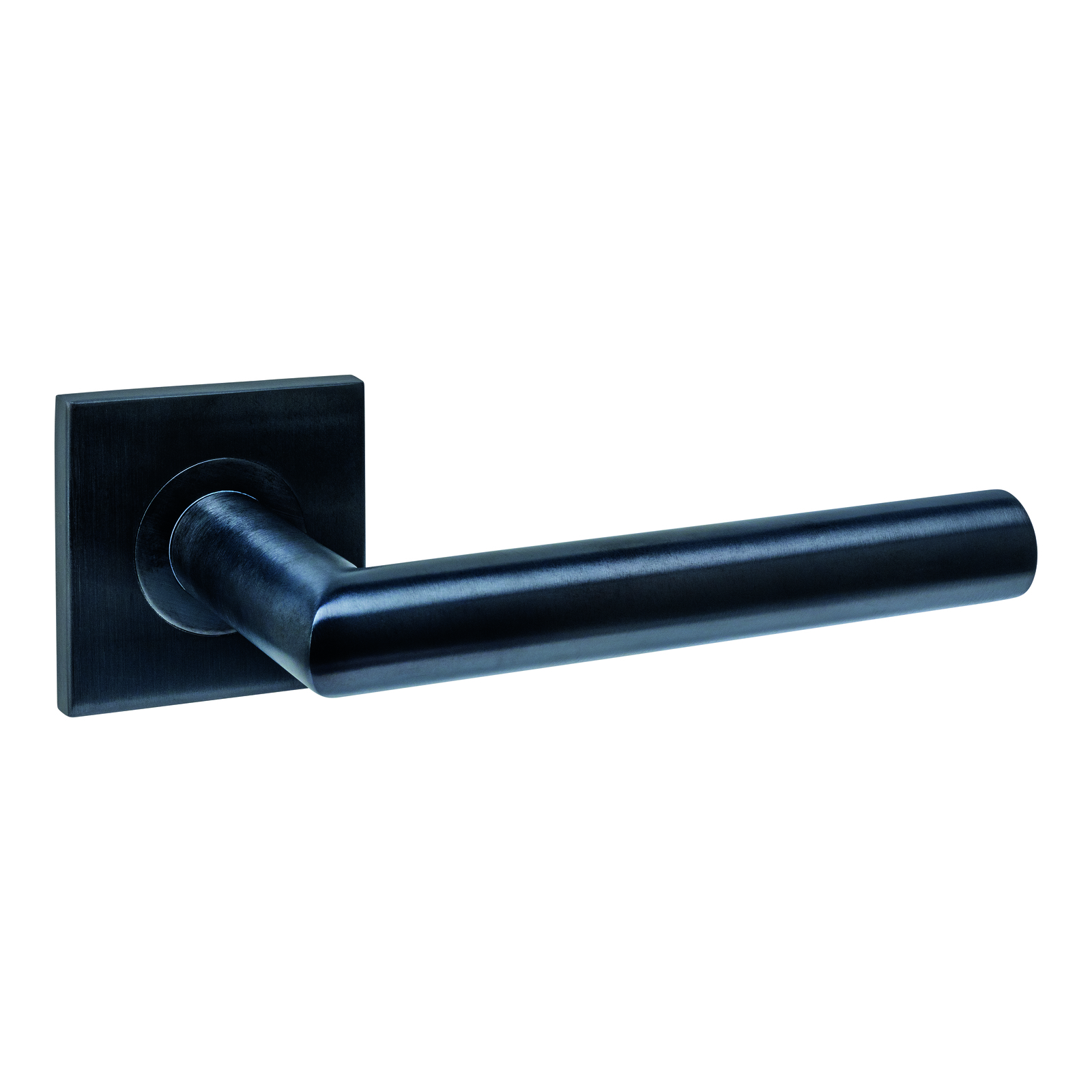 Intersteel Deurkruk Q 04 op rozet verdekt 53x53x6mm PVD zwart