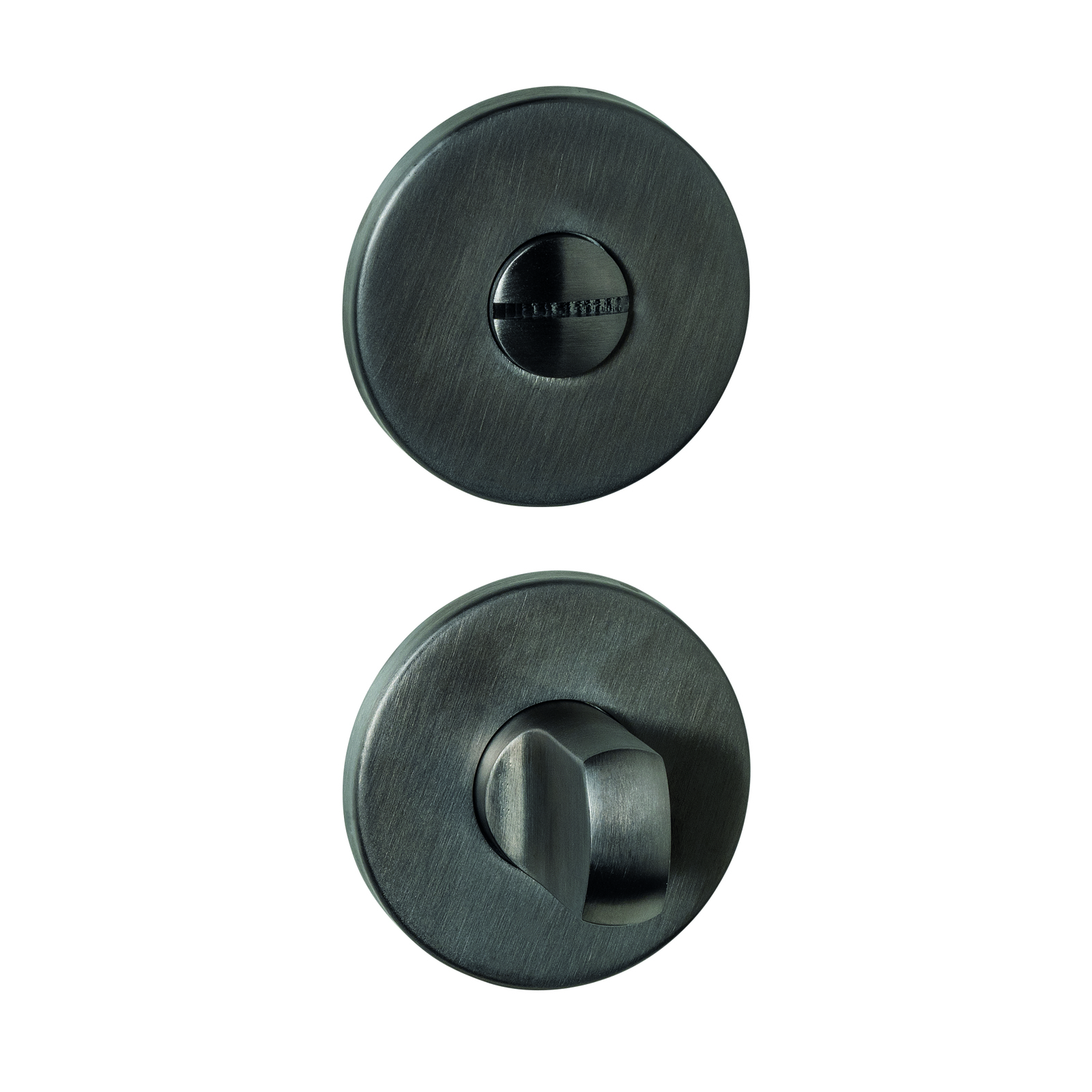 Intersteel WC-sluiting verdekt ø52x6mm met stift 6-8mm PVD antraciet