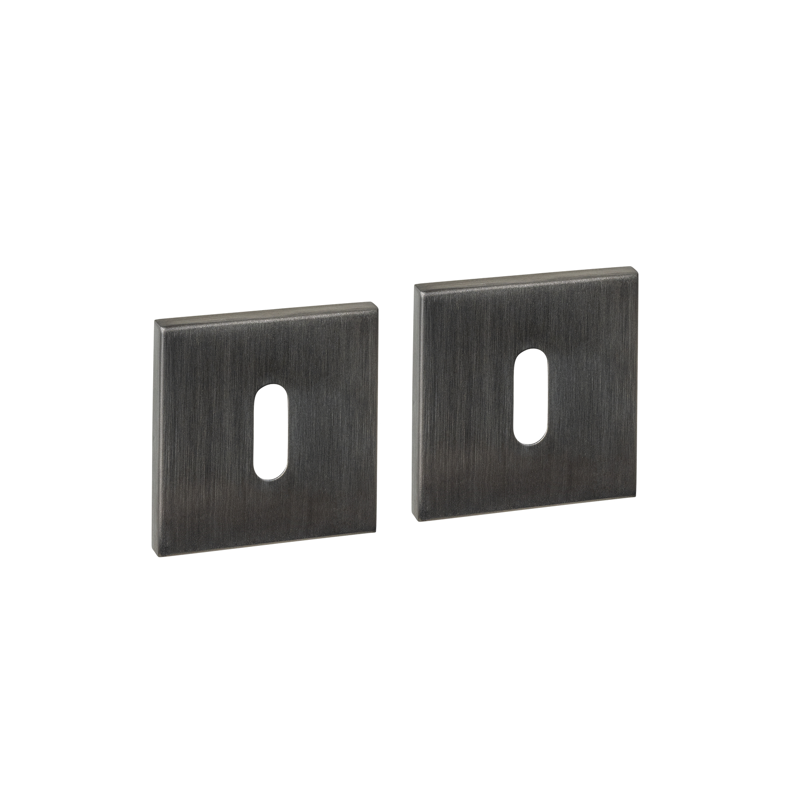 Intersteel Sleutelrozetten verdekt 53x53x6mm PVD antraciet