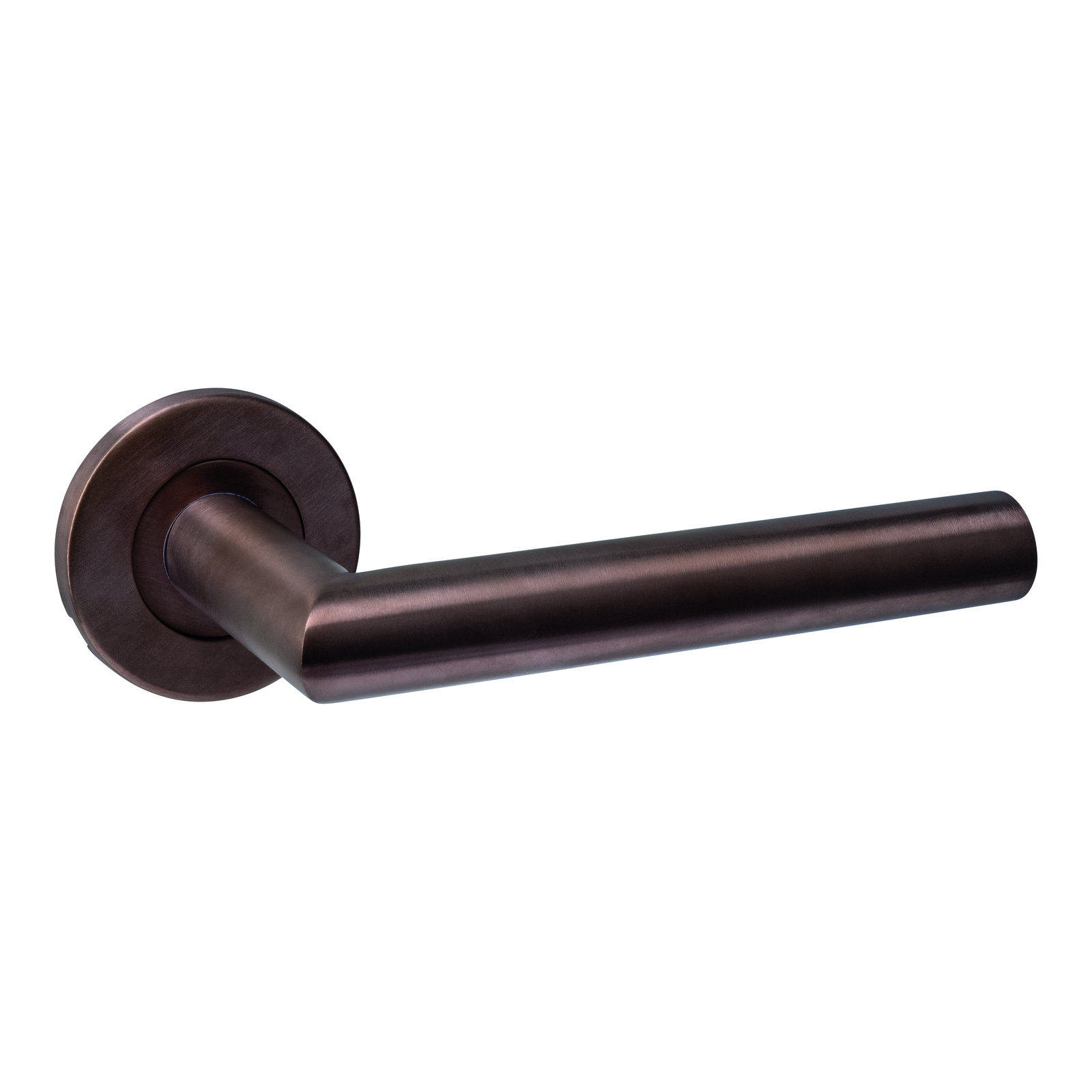 Intersteel Deurkruk Q 01 op rozet verdekt ø52x6mm PVD brons
