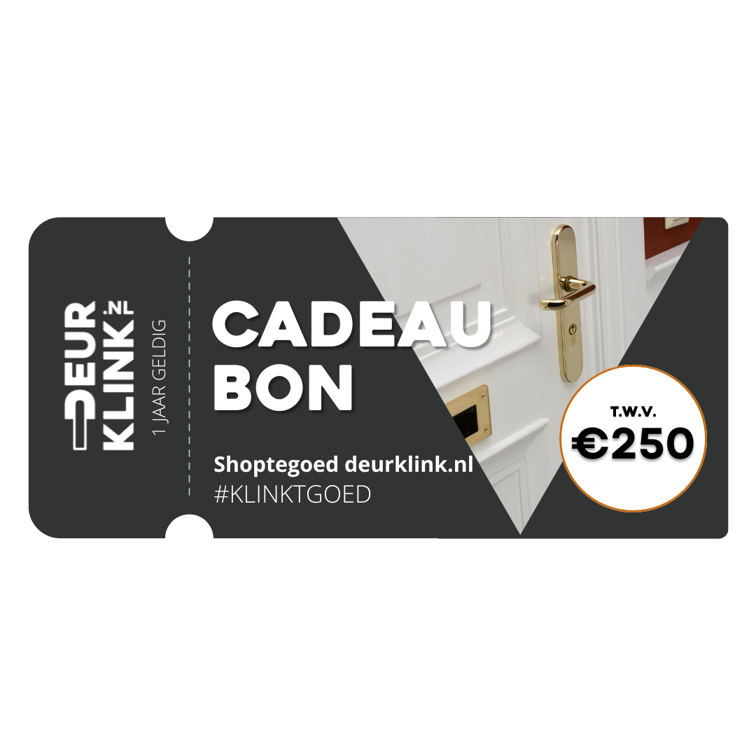 Gepersonaliseerde Deurklink.nl Cadeaubon - €250
