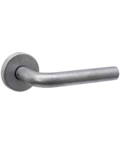 Intersteel Deurkruk Luzern met rozet massief verdekt ø53x10mm met nokken rvs getrommeld 5 0034.405711 1