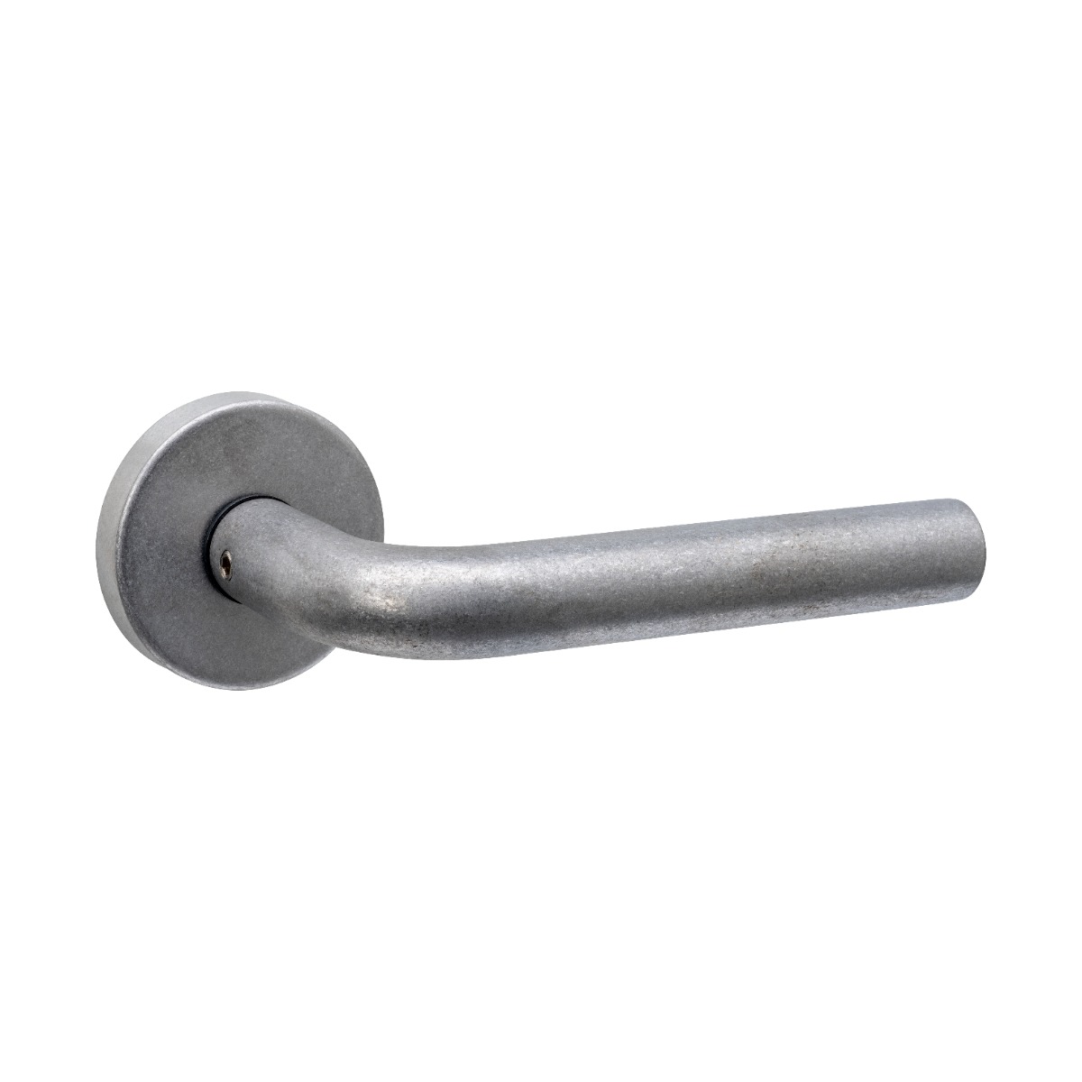 Intersteel Deurkruk Luzern met rozet massief verdekt ø53x10mm met nokken rvs getrommeld 3 0034.405711 1