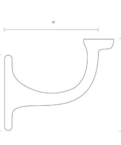 Intersteel Leuninghouder vlak zadel mat zwart 6 0023.724520 6