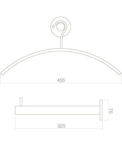 Intersteel Garderobesteun rvs geborsteld 7 0035.738003 6