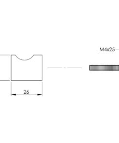 Intersteel Meubelknop ø 21 mm rvs geborsteld 5 0035.852042 6