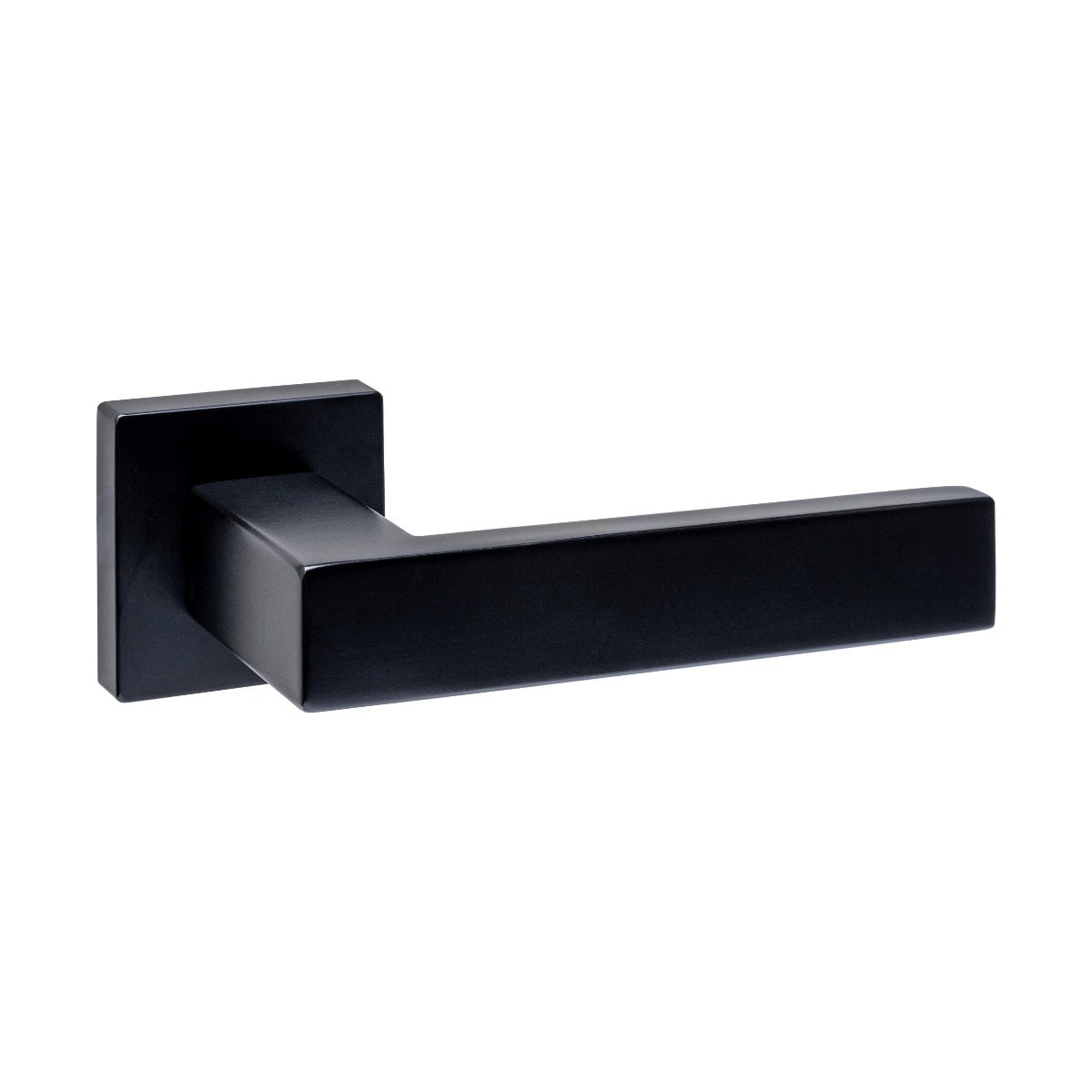 Intersteel Deurkruk Cunera zonder blokkeer mechanisme op rozet verdekt 52x52x10mm met nokken zwart