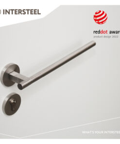 Intersteel Cilinderrozetten Shiraat Grand&Johnson éénzijdig verdekt ø55x8mm rvs geborsteld 5 0035.0719022 10 1