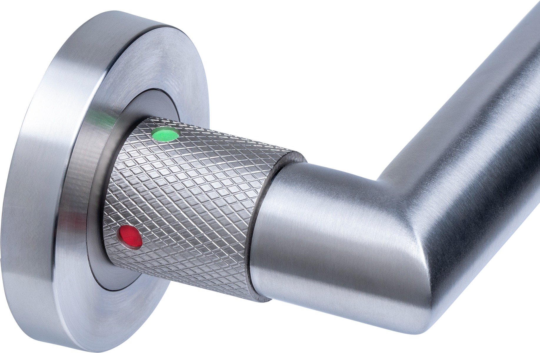 Intersteel Deurkruk Prolock Sicura ø22mm met blokkeer mechanisme op rozet verdekt ø53x10mm met nokken rvs 2 0035.175102 2