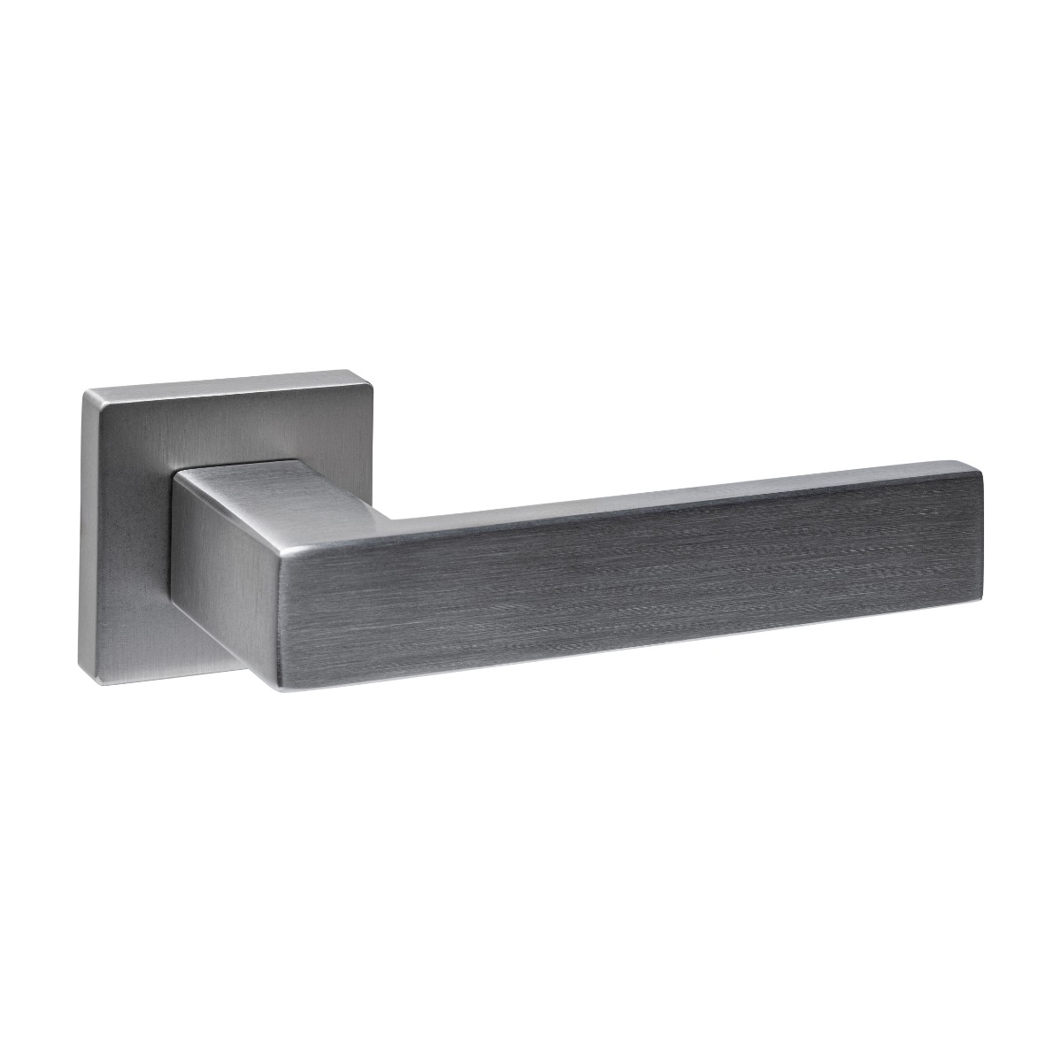 Intersteel Deurkruk Cunera zonder blokkeer mechanisme op rozet verdekt 52x52x10mm met nokken rvs